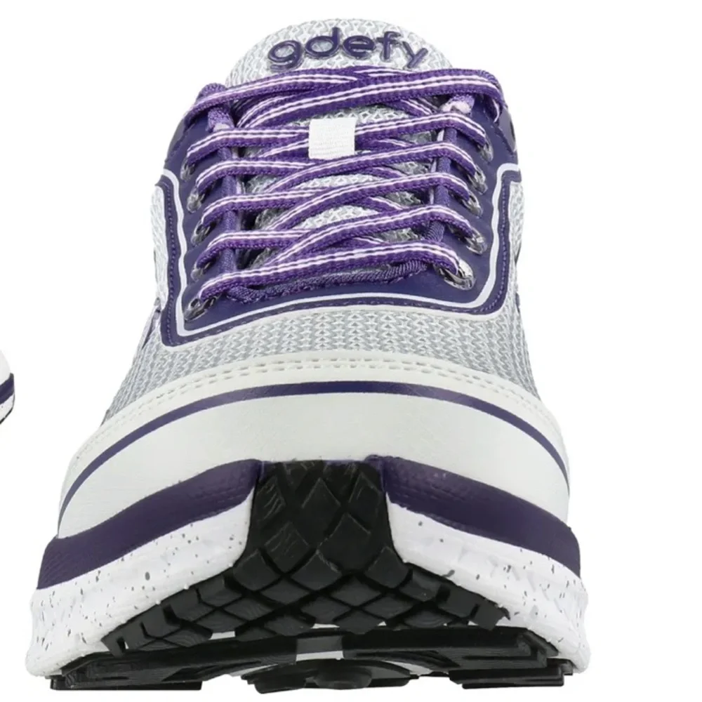 Gravity Defyer Women's Mighty Walk Athletic Shoes Purple White